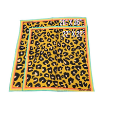 Palm Springs - Leopard Print Silk Scarf - Diosa LeónScarf Diosa León