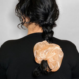 Peach Oversized Cloud Scrunchie - Diosa LeónScrunchie Diosa León