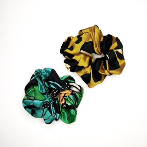 Michoacán - Monarch Butterfly Silk Scrunchie - Diosa LeónScarf Diosa León