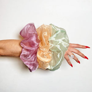 Peach Oversized Cloud Scrunchie - Diosa LeónScrunchie Diosa León